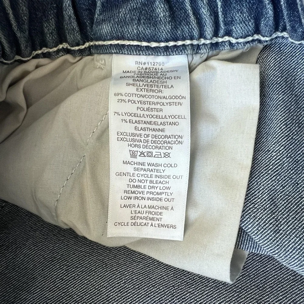 True Religion Vinny Ultra Baggy Carpenter Jeans Mens 36x33‎ Blue Drawstring
